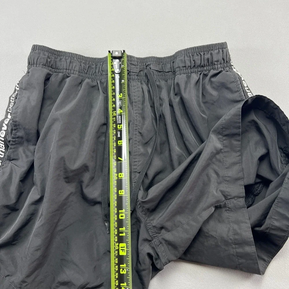H&M Better Than Ever Swim Shorts Mens Medium Black Mesh Beach Wear Surfboarding